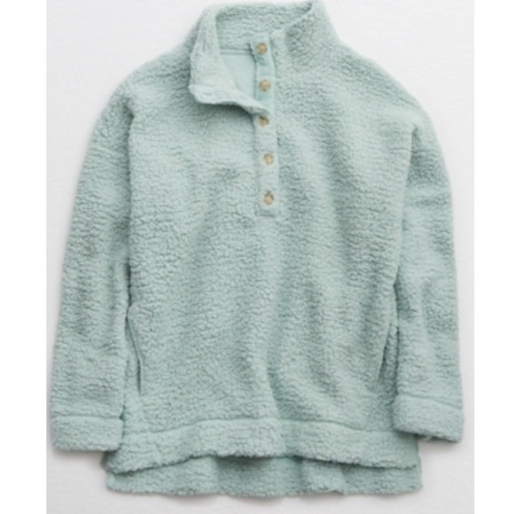 aerie Tops - Aerie Cloud Sherpa pullover